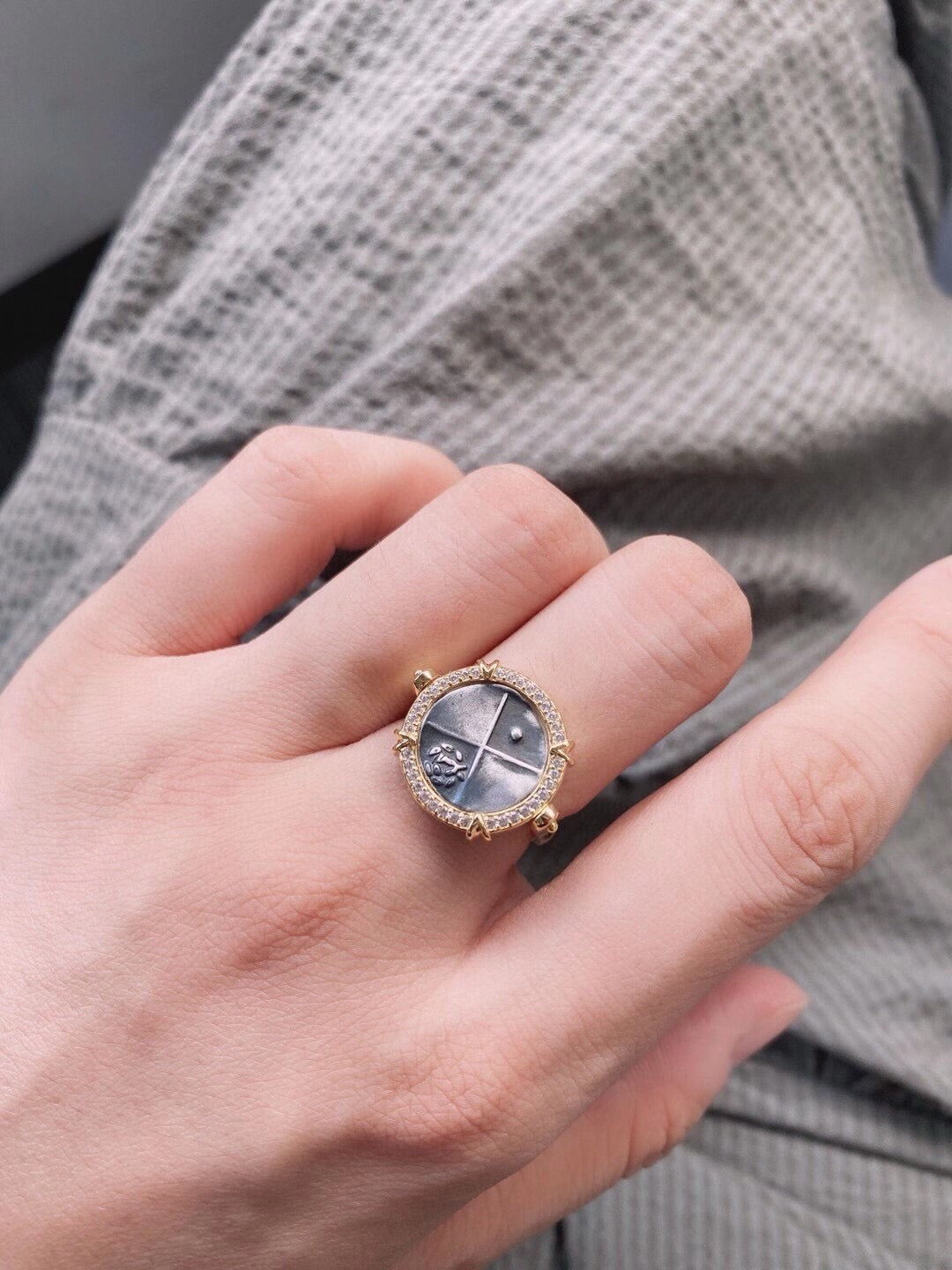 ［S925] ✨Italian ♌️ Leo Coins Ring | 復古獅子🦁銀幣戒指✨