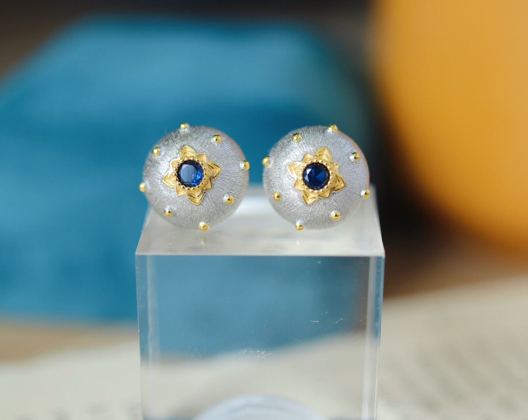 [S925] ✨Italian Aasta Earring | 義大利拉絲星辰耳釘✨