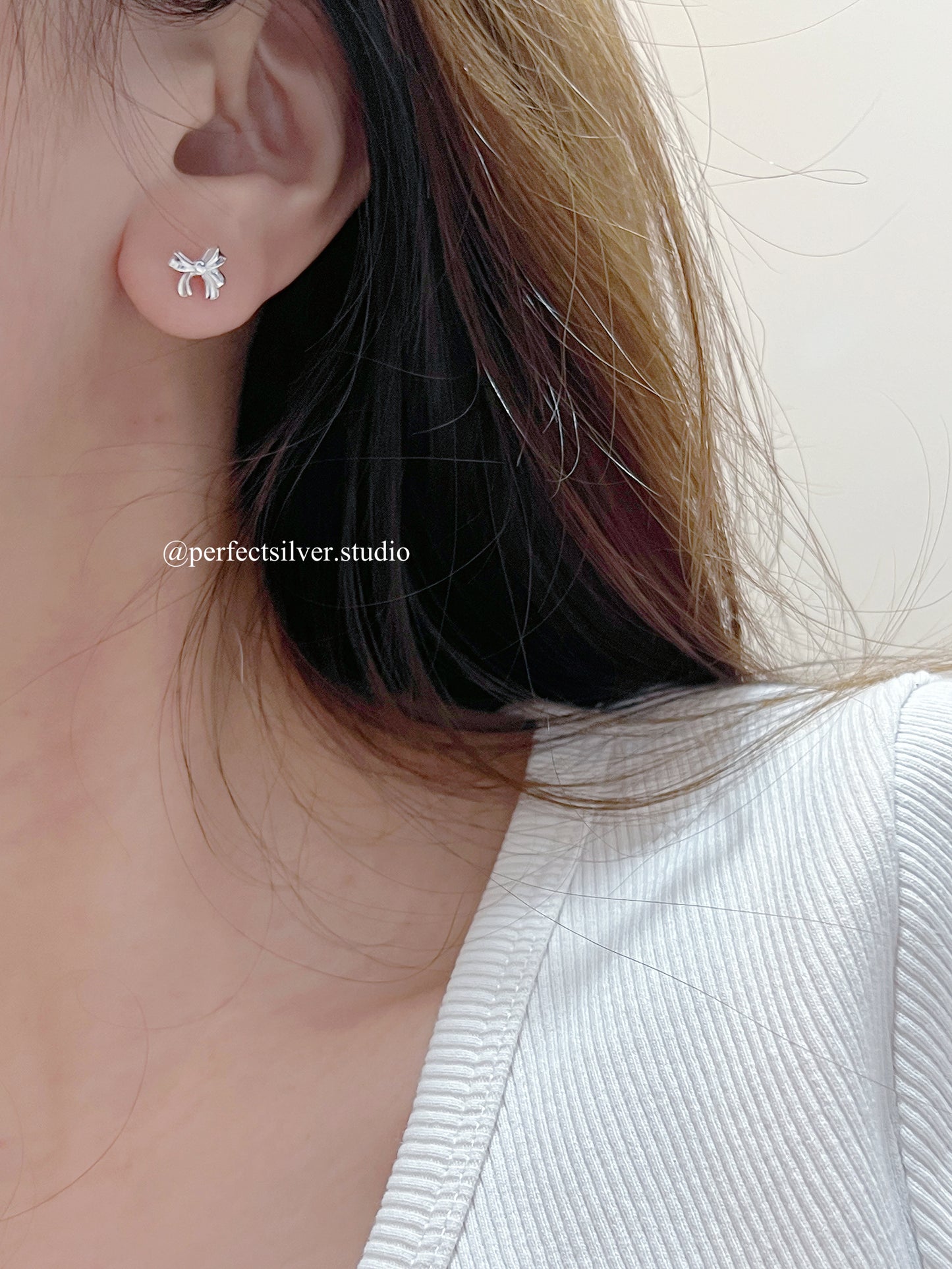 Rosette S925 Earrings | 韓系蝴蝶結🎀耳釘