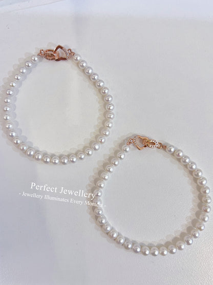 ✨4-4.5mm Aurora Baby Pearl Bracelet｜極光淡水baby珍珠手鍊✨