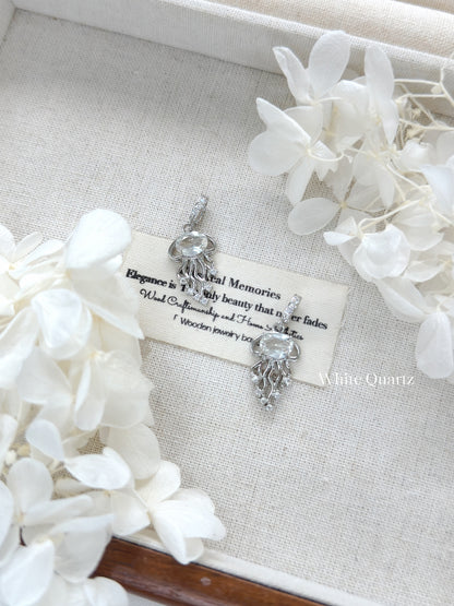 White Quartz Pendant 白水晶萬能扣吊墜