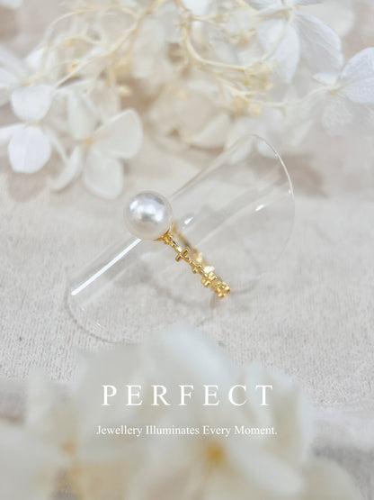 Japanese Akoya S925 Fairy Ring |日本Akoya珍珠仙女滿天星戒指