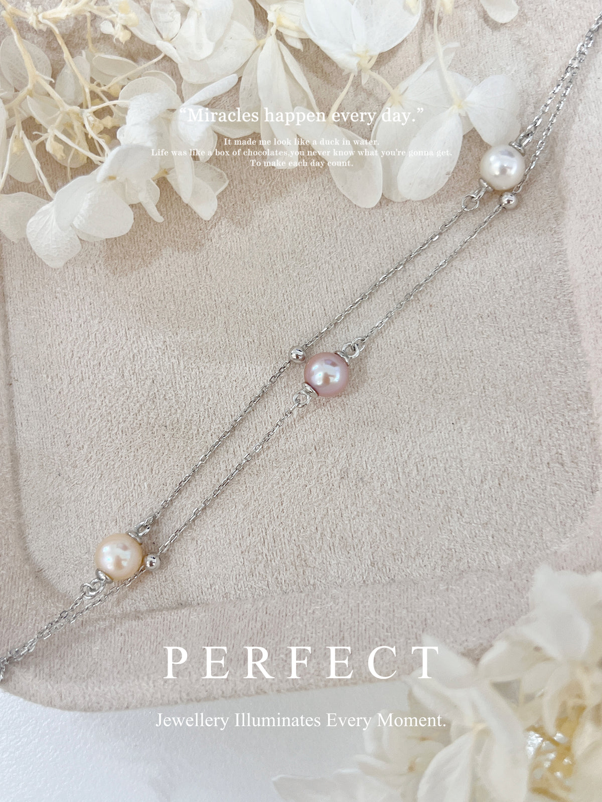 7.1mm Candy Freshwater Pearl S925 Bracelet | 淡水糖果珍珠手鏈￼