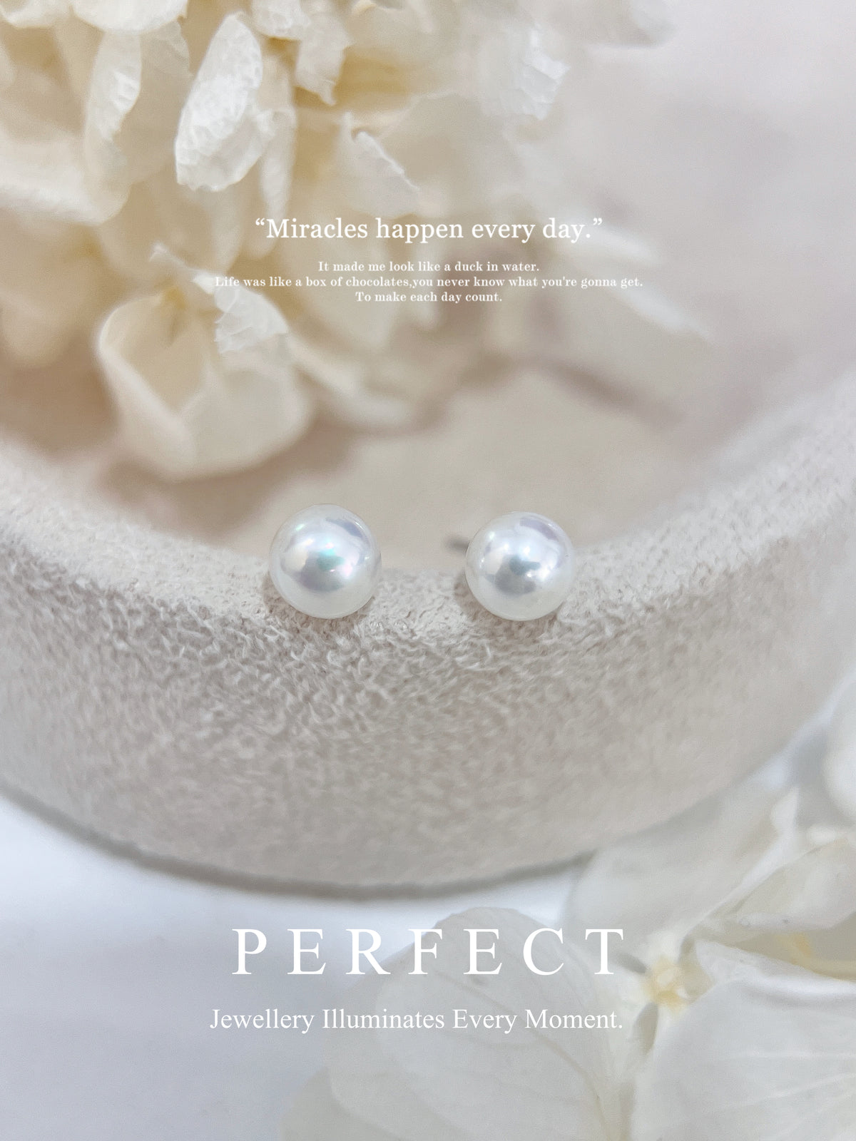 4-5mm Aurora Freshwater Baby Pearl S925 Earrings | 極光淡水bb珠耳釘