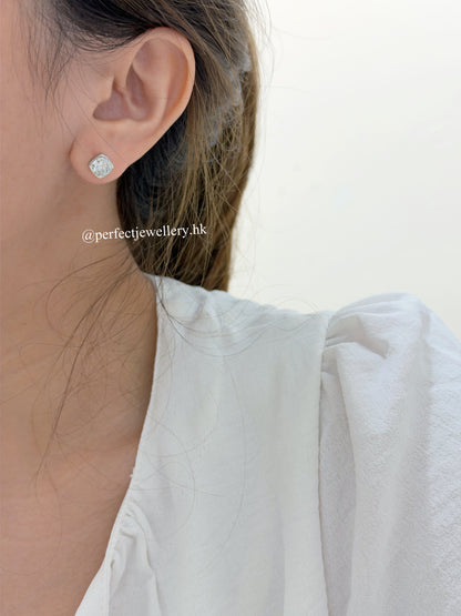 2ct Moissanite Brass Cubic Earrings | 莫桑方形耳釘✨💫