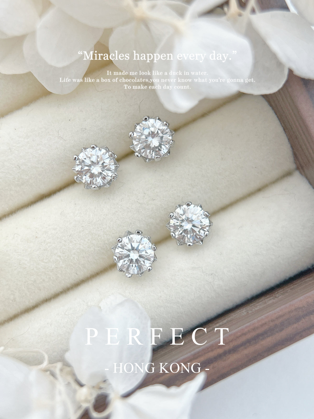Lzar ✨💫2ct Moissanite Brass Earrings ｜莫桑星辰耳釘