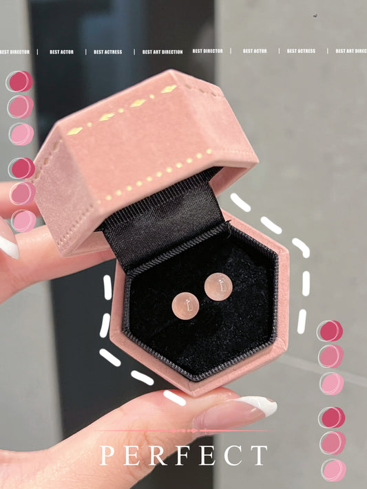 ✨Rose Quartz S925 Earrings | 粉水晶圓珠耳釘✨🩷