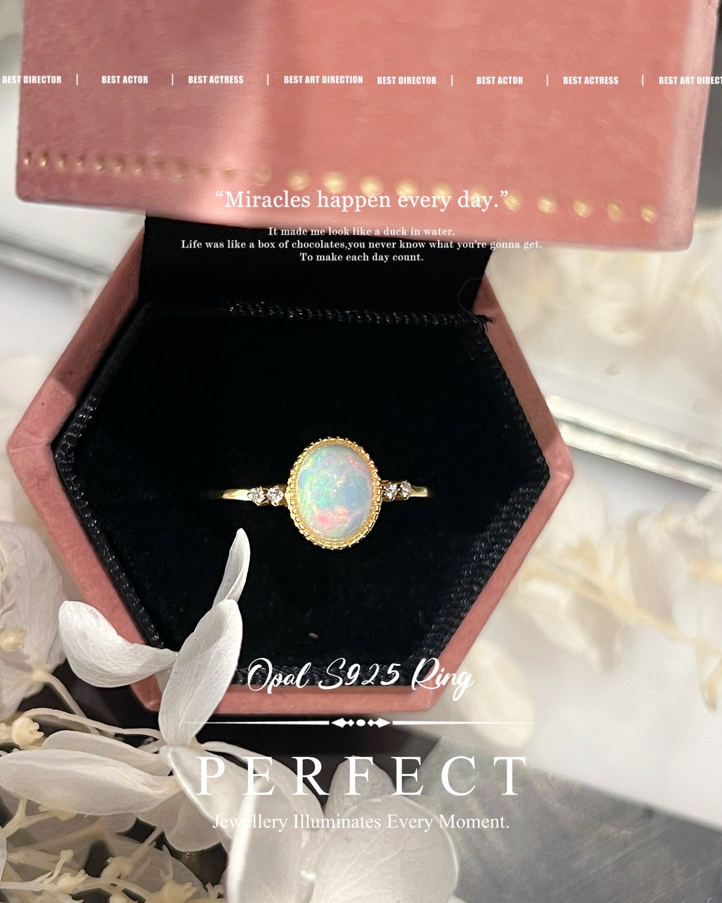✨Opal S925 Ring | 澳寶精緻戒指✨🌈