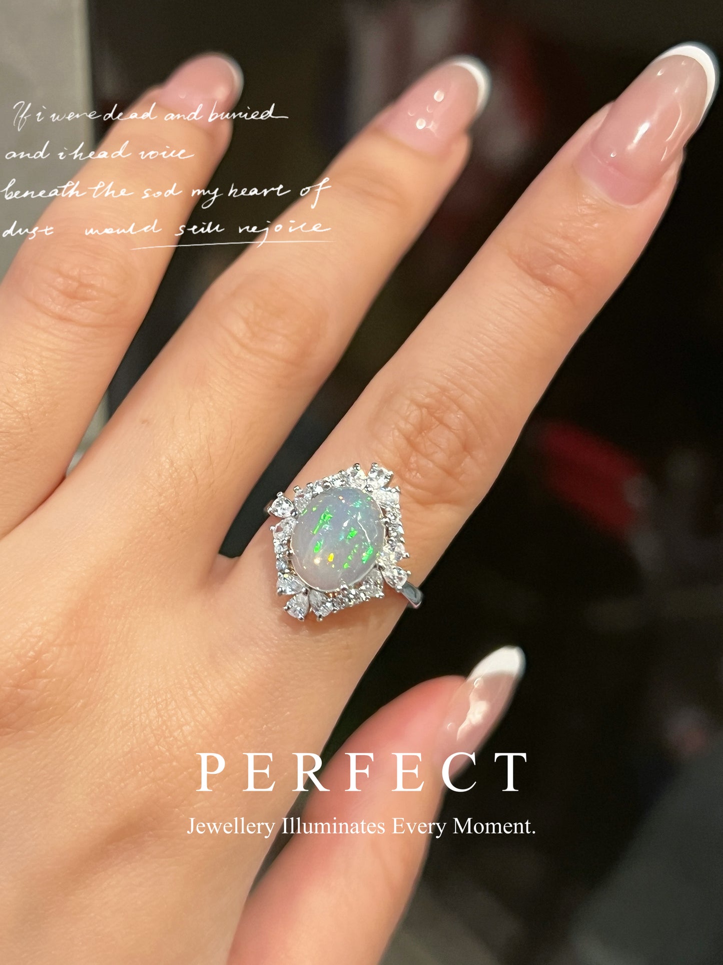 3.5ct Opal S925 Ring 澳寶豪鑲戒指
