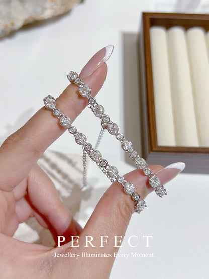 3.2ct Moissanite S925 D colour 莫桑🫧泡泡手鏈✨✨