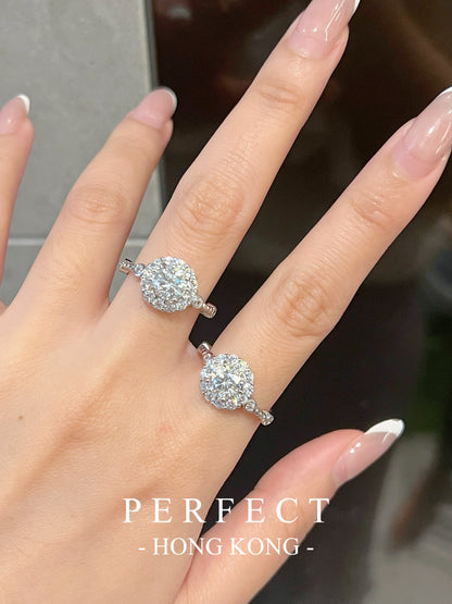 1ct Moissanite Ring | 1卡莫桑石太陽花🌻戒指