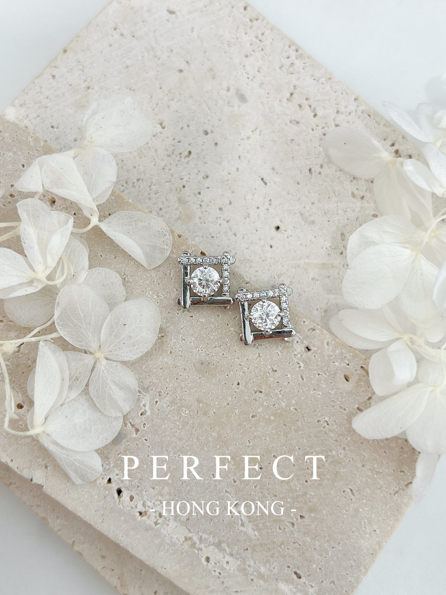 ✨1ct Moissanite Princess Earring | 莫桑方形耳釘✨💠