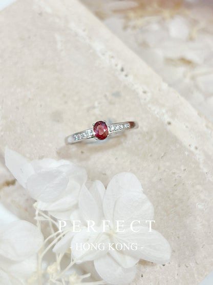 0.3ct Red Spinel S925 Ring 💍 紅尖晶石戒指♥️✨