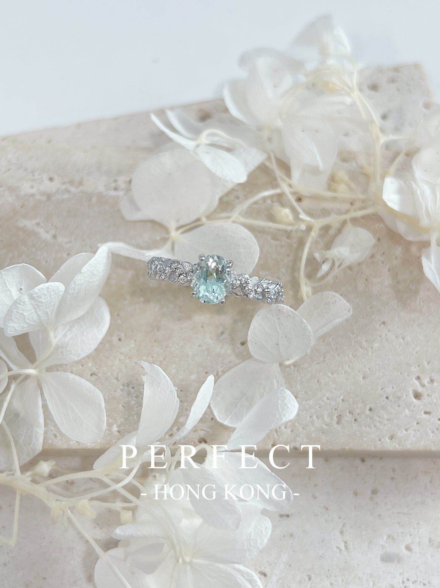0.9ct 🧊Aquamarine S925 Ring | 海藍寶拉絲戒指🩵✨
