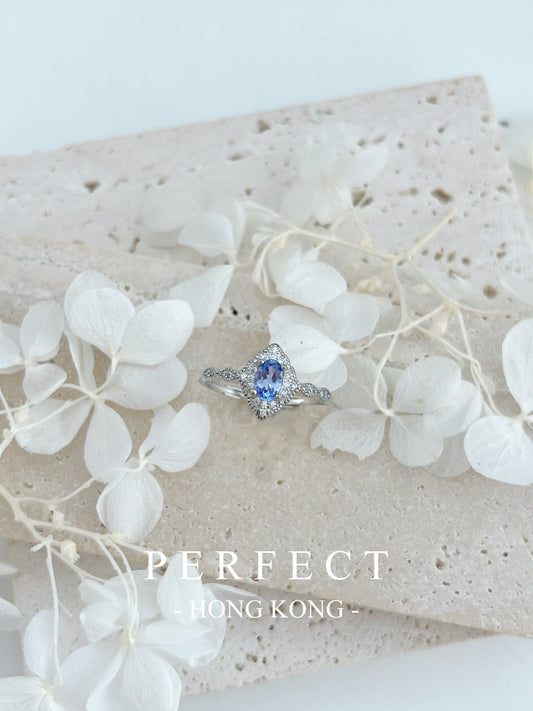 0.7ct Tanzanite S925 Ring | 坦桑石菱形💠戒指💜✨