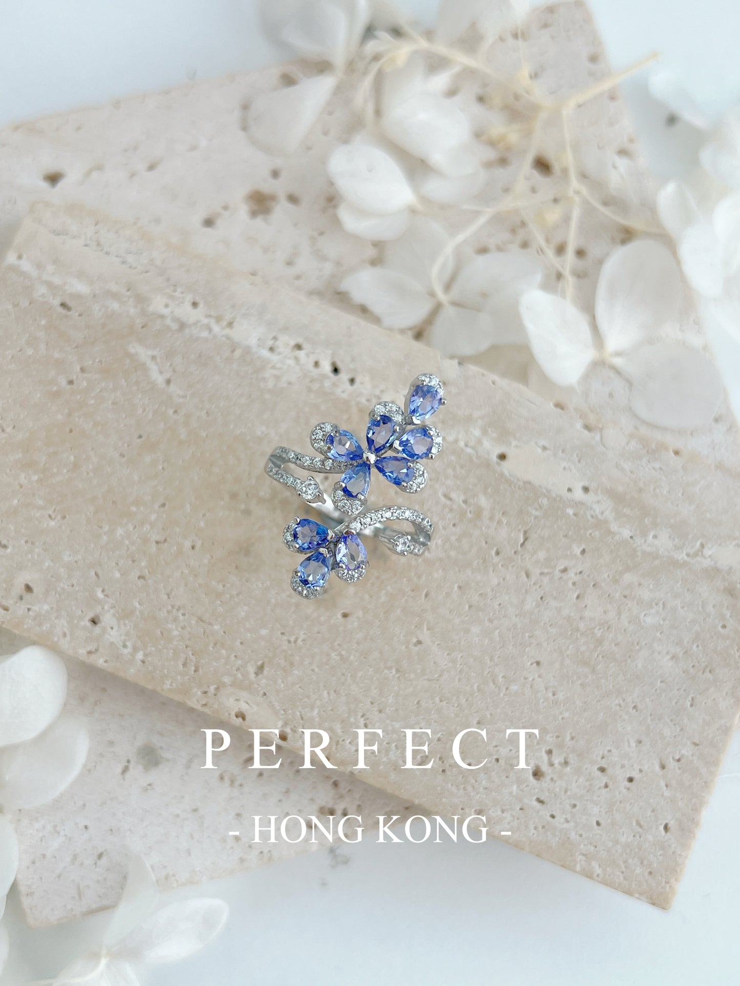 1.5ct Tanzanite S925 Ring | 坦桑石繁花戒指💜✨