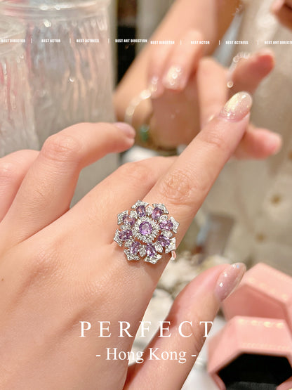 3ct Amethyst Cloris S925 Ring | 紫水晶復古戒指✨💜