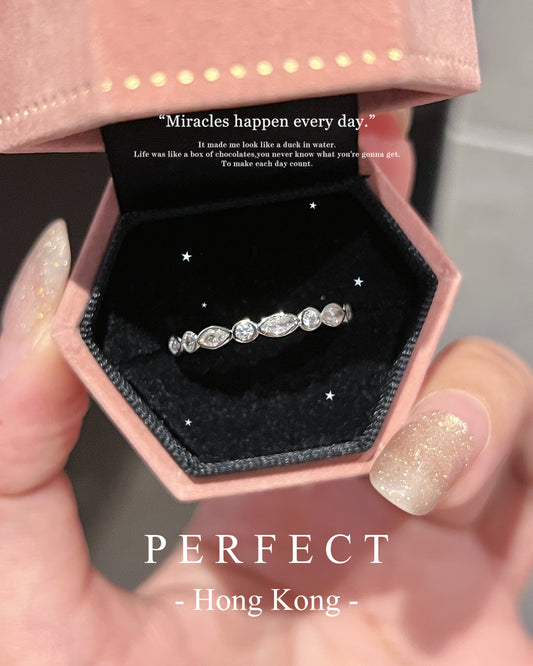 Marquise Cubic Zirconia S925 Ring✨｜高碳鑽欖尖形S925排戒指