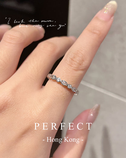 Marquise Cubic Zirconia S925 Ring✨｜高碳鑽欖尖形S925排戒指