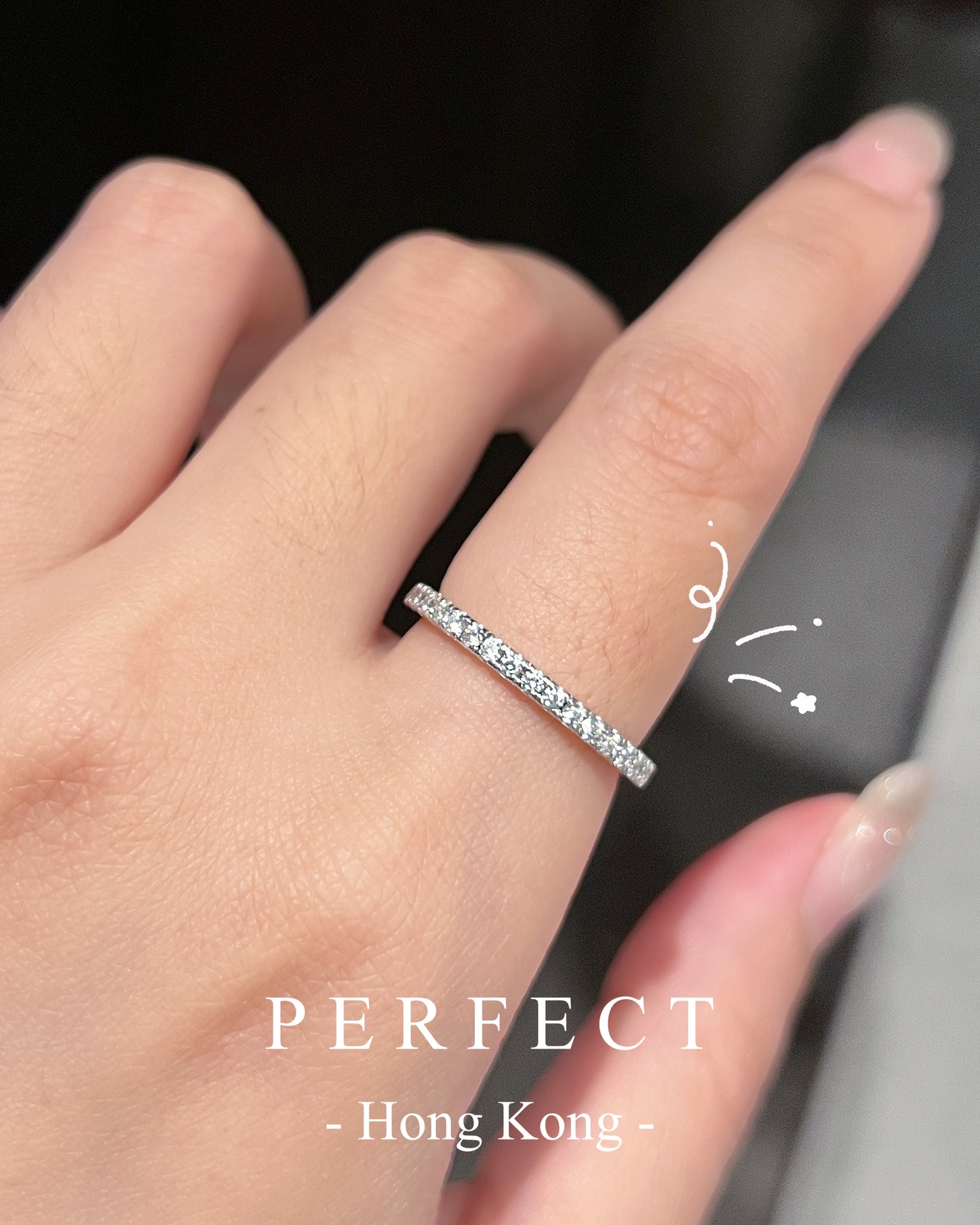 Cubic Zirconia S925 Ring✨｜高碳鑽精鑲S925排戒指