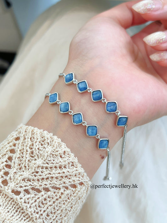 ✨Kyanite Bracelet 藍晶石菱形💠手鍊✨