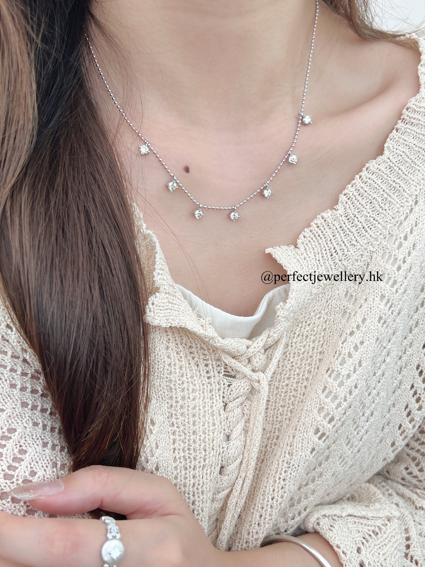 ✨Moissanite Necklace 莫桑滿天星項鍊✨