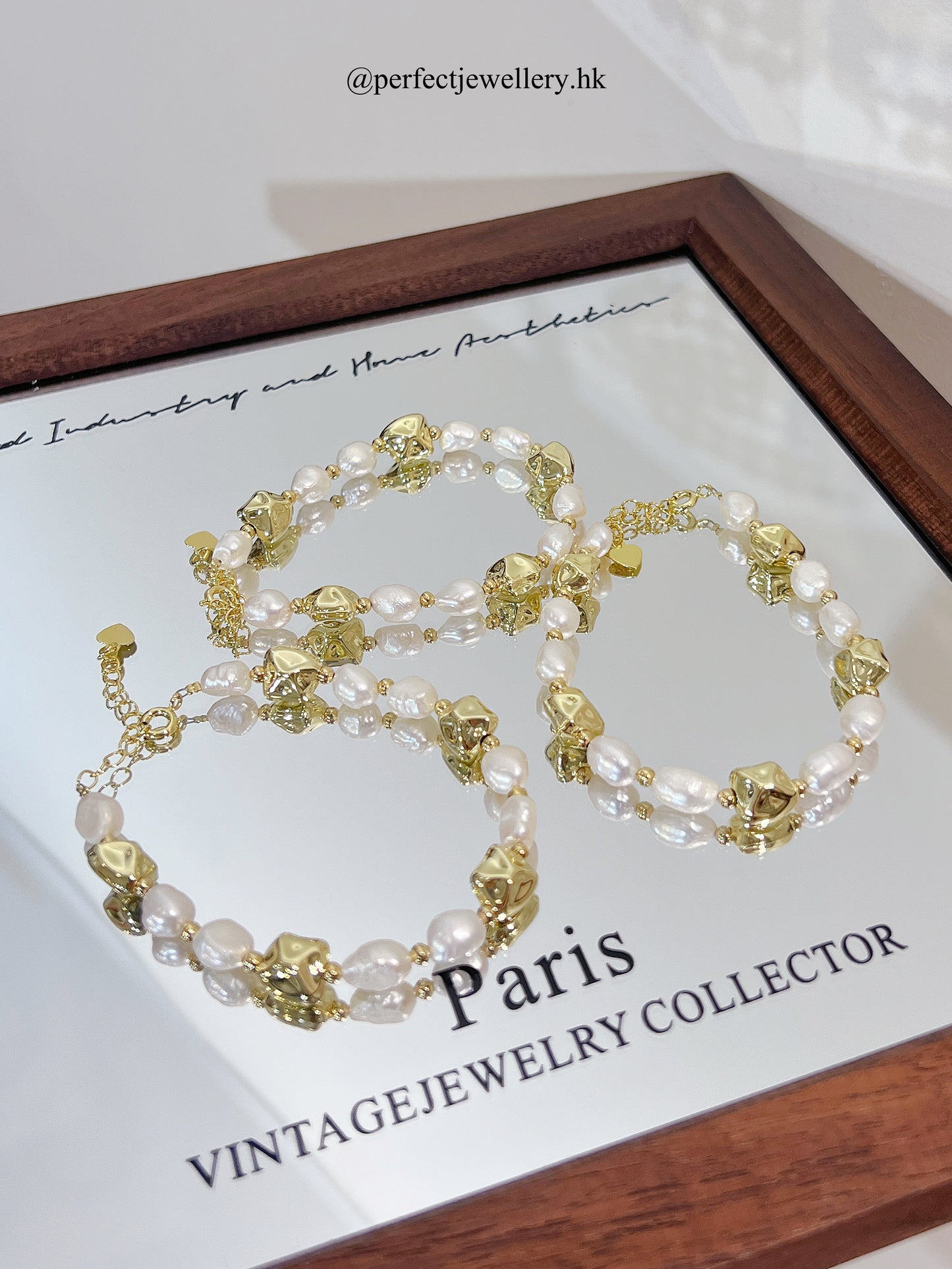Marshmallow ✨Freshwater Pearl Bracelet｜ 棉花糖淡水珍珠金豆豆手鏈✨