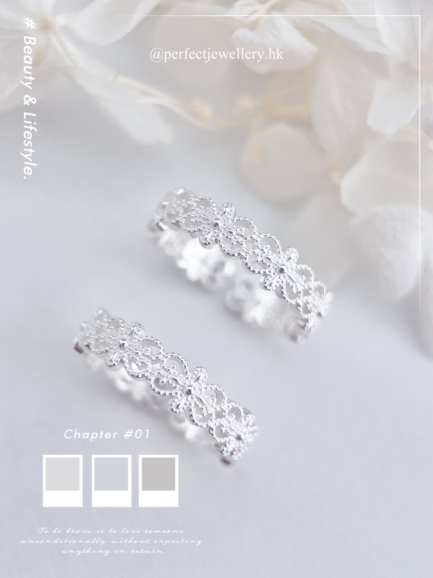 ✨Lace S925 Ring | 復古蕾絲重工S925戒指🩵✨
