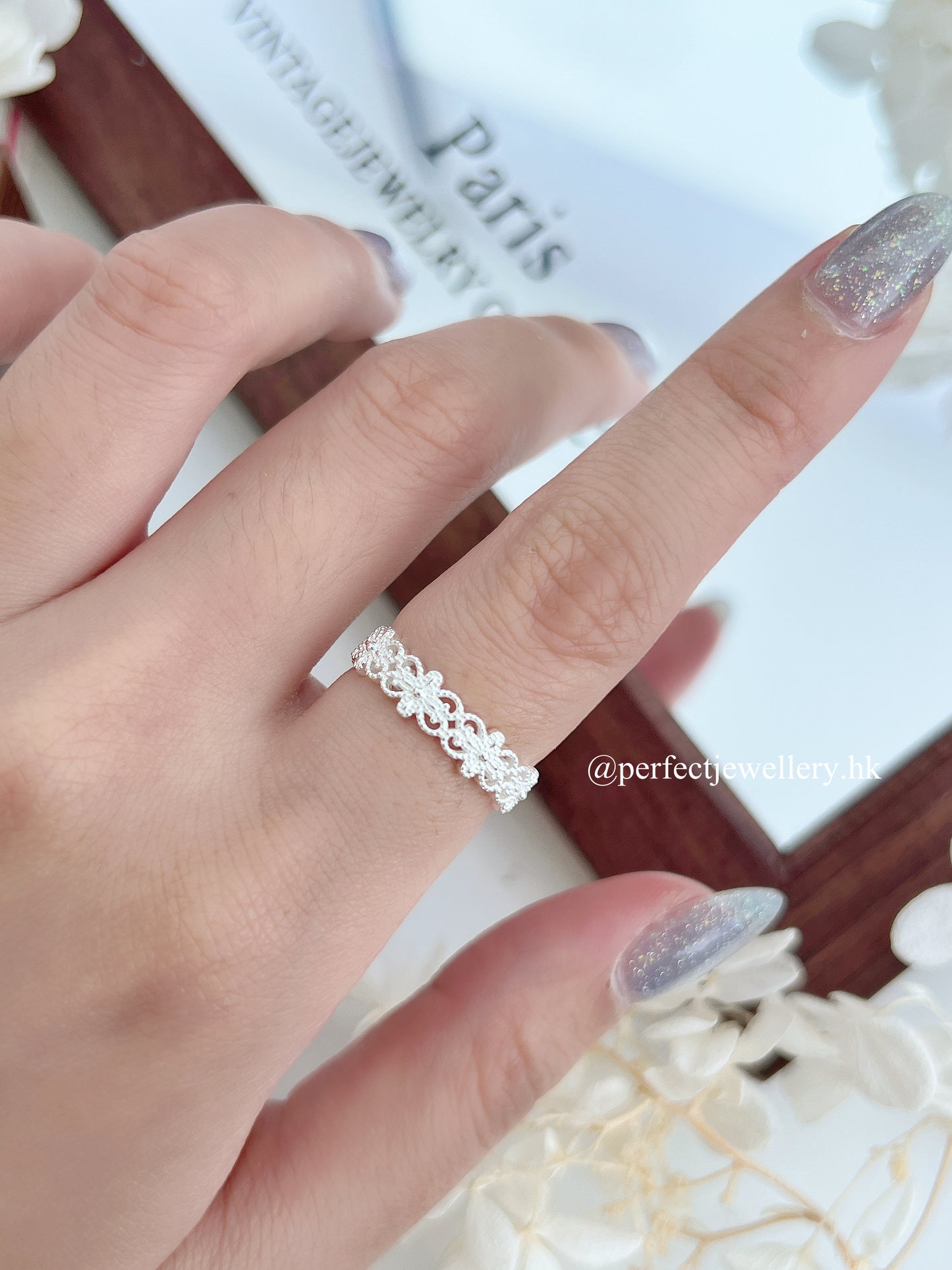 ✨Lace S925 Ring | 復古蕾絲重工S925戒指🩵✨