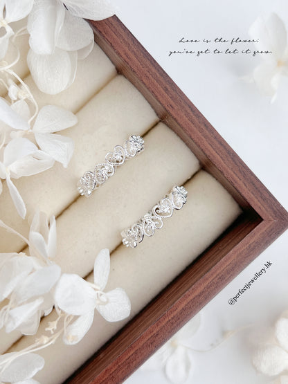 Heart Lace S925 Ring | 蕾絲愛心鏤空S925戒指