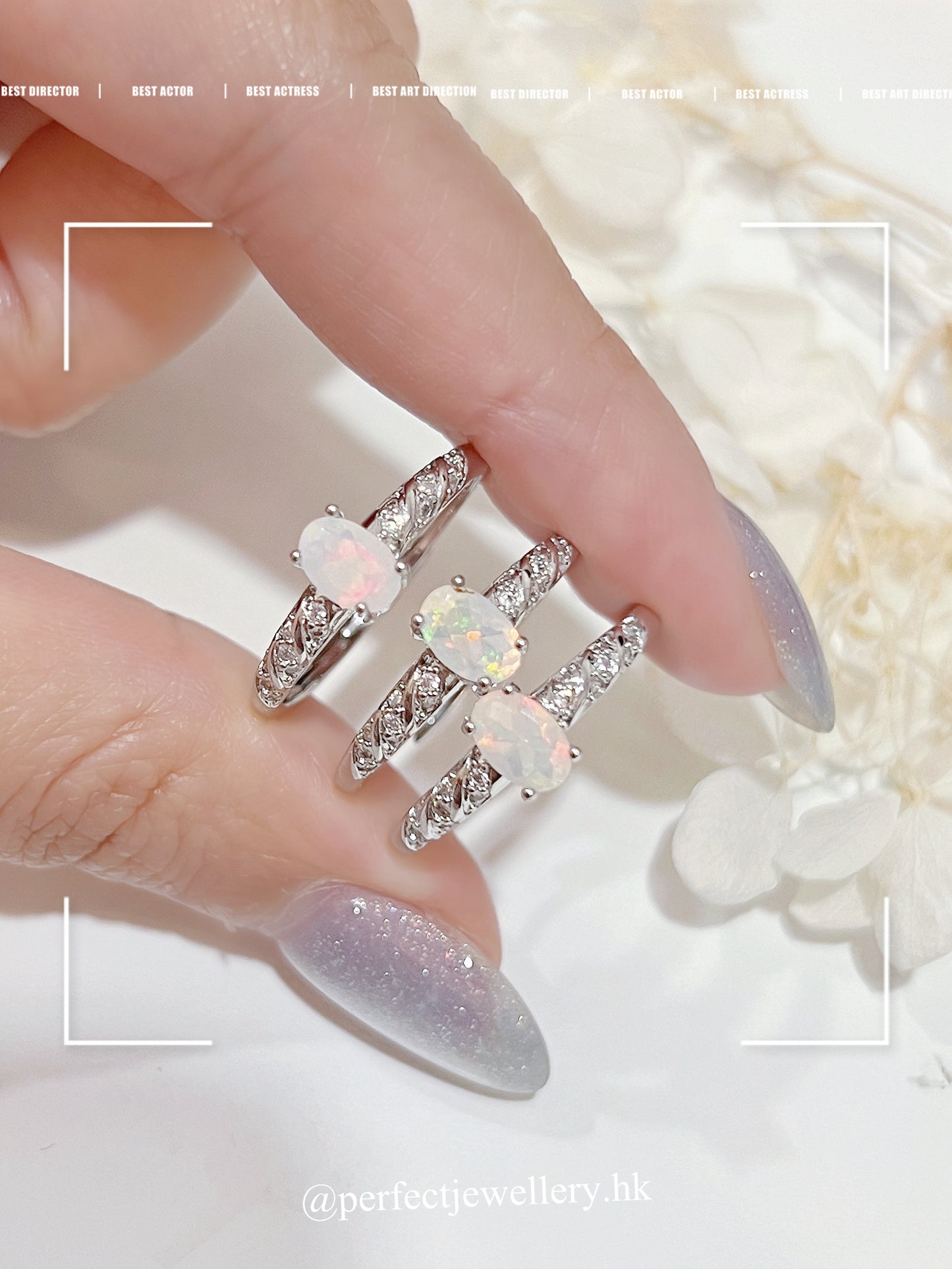 ✨🌈Oval Cut Opal Brass Ring | 天然超彩色澳寶戒指✨
