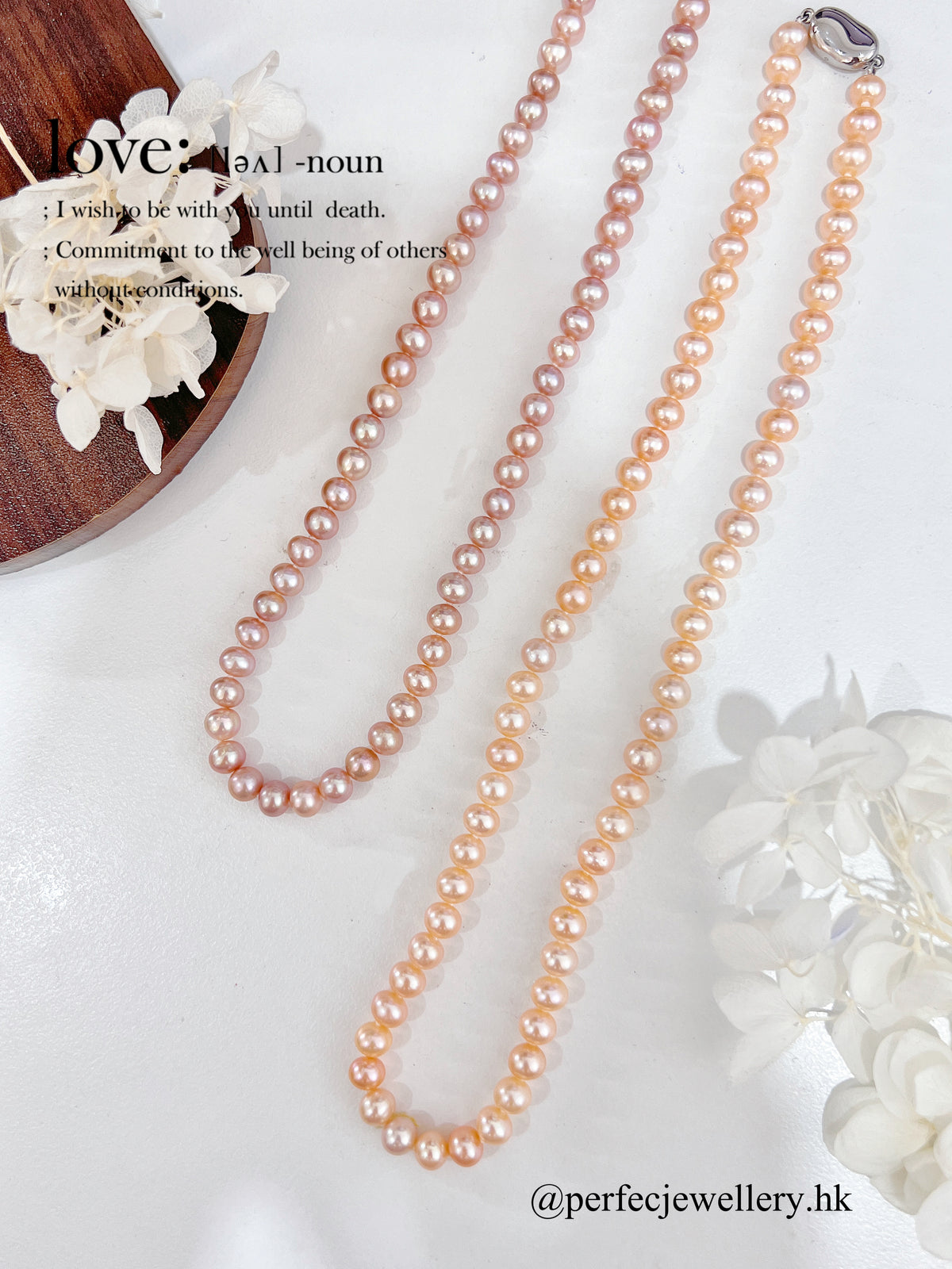 Freshwater Pearl Necklace | 彩色淡水珍珠串鏈