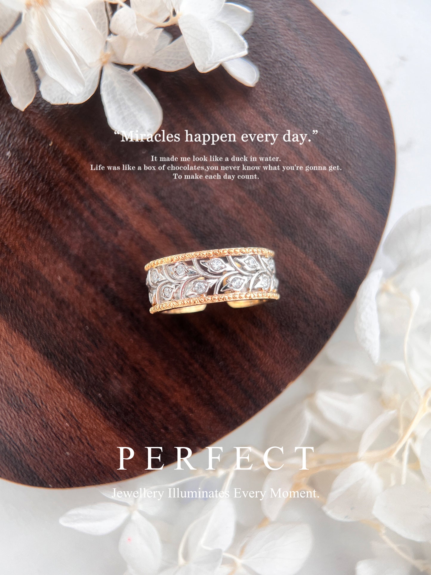 Italian S925 Silver Ring | 義大利工藝桂葉雙色戒指✨