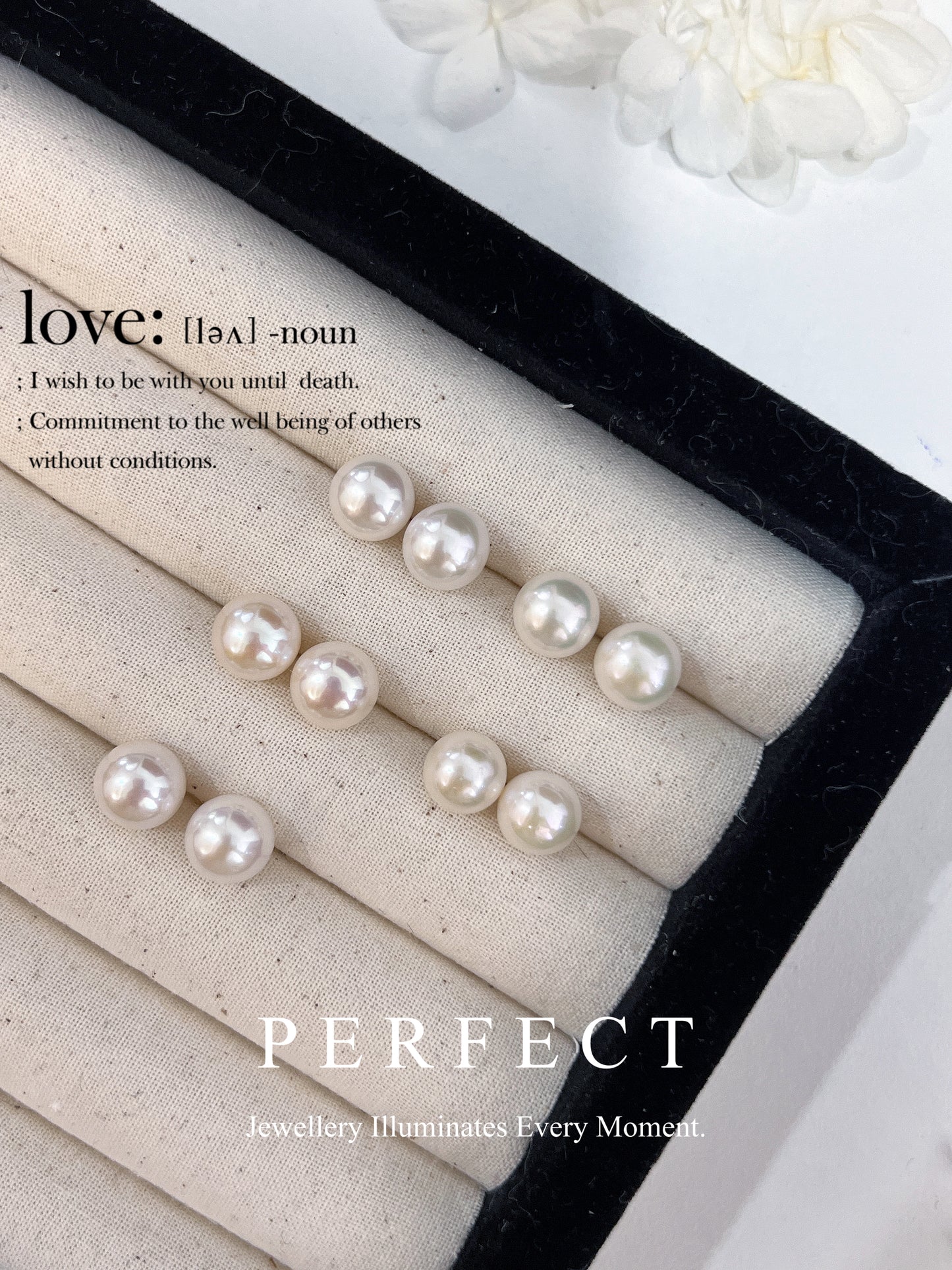 9-9.5mm Aurora Freshwater Pearl S925 Earrings |淡水極光珍珠耳釘