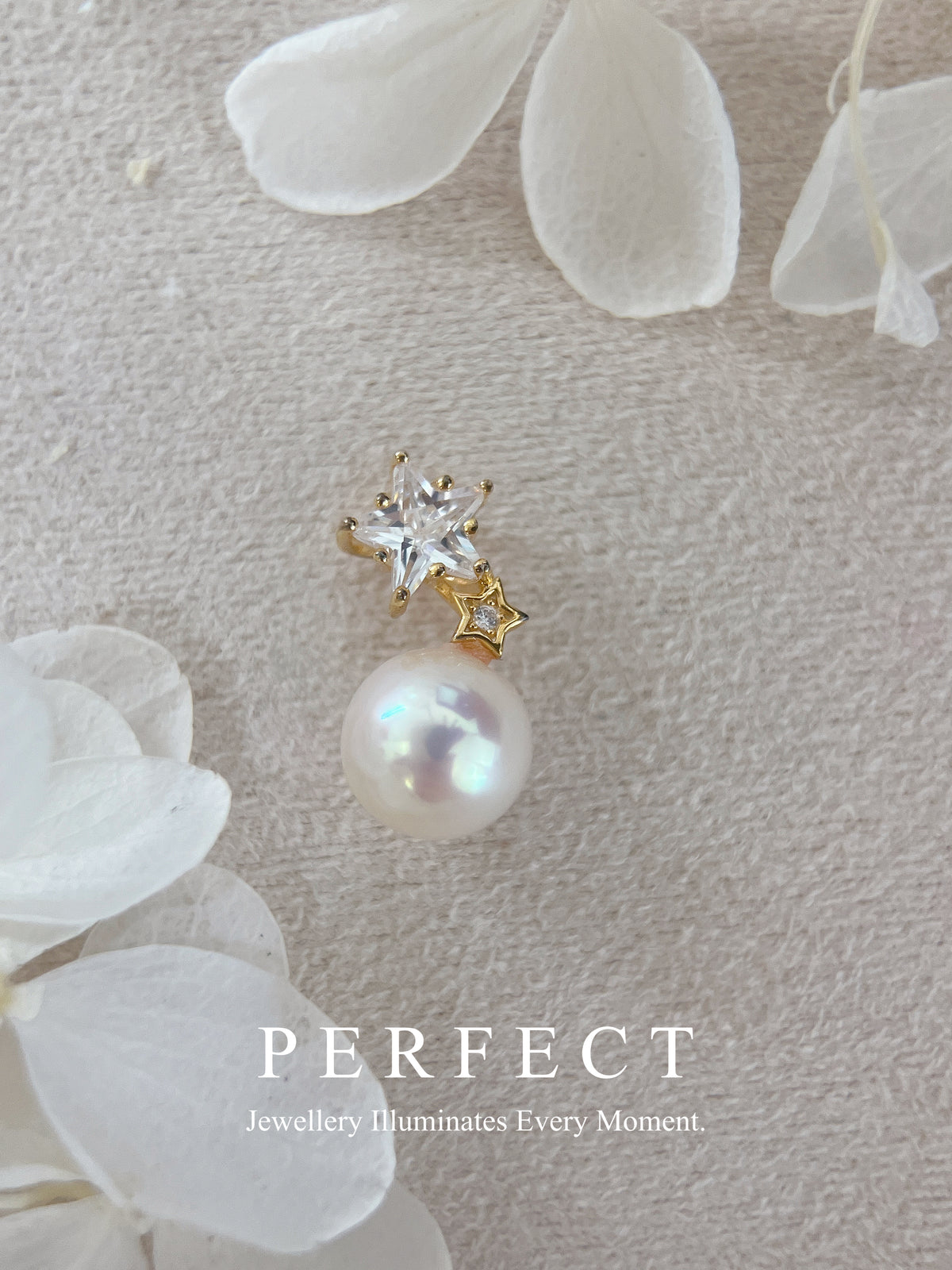 8.5mm Freshwater Pearl S925 Pendant | 淡水極光珍珠星星吊墜