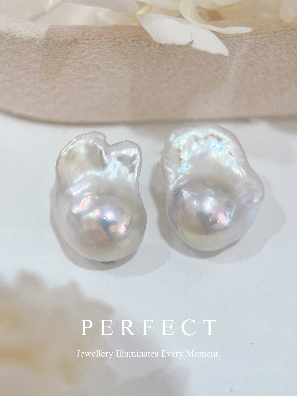 Freshwater Baroque Pearl S925 Earrings | 淡水巴洛克耳釘