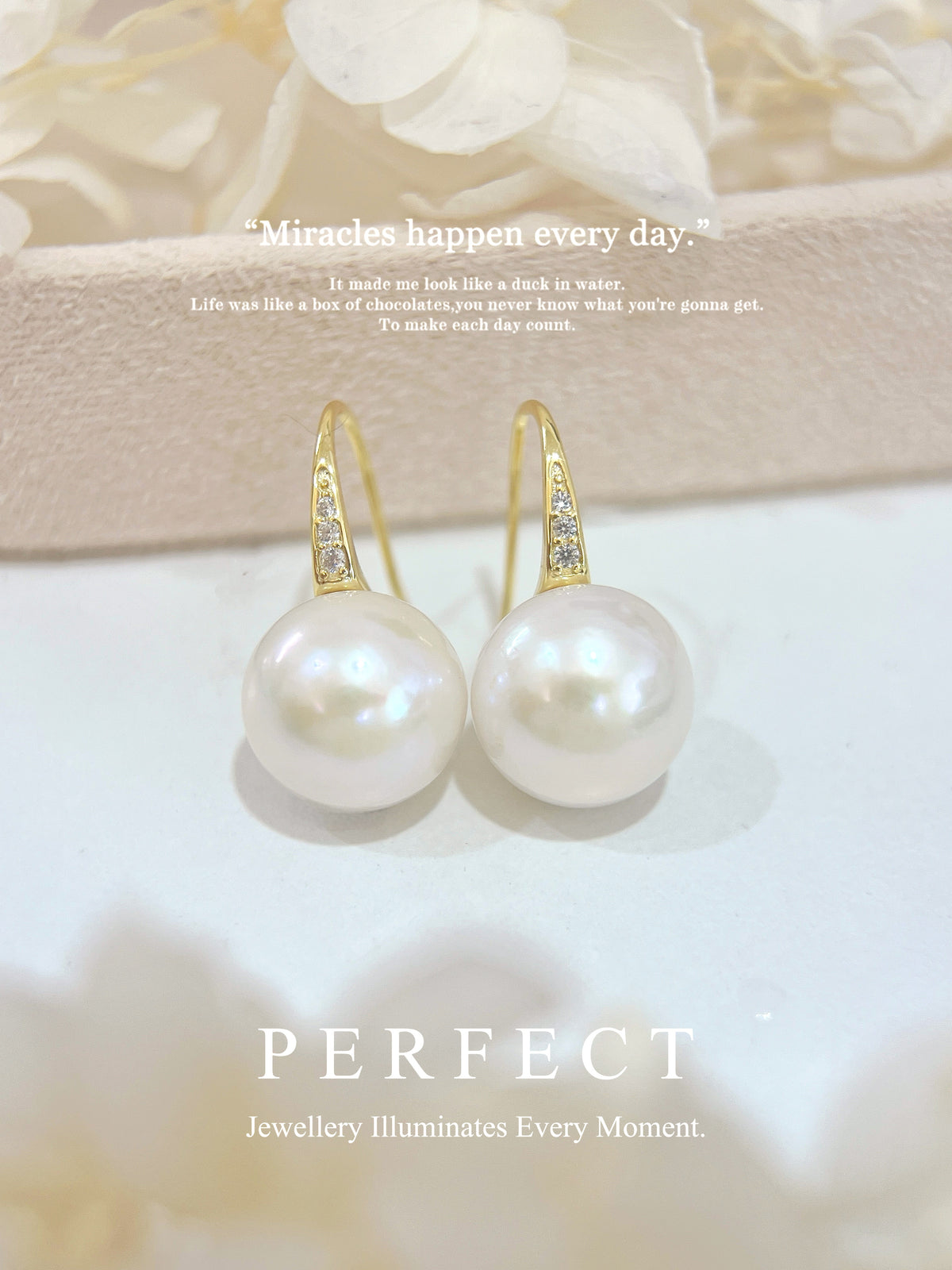 12-12.5mm Freshwater Pearl S925 Earrings ｜ 淡水珍珠高跟鞋耳環