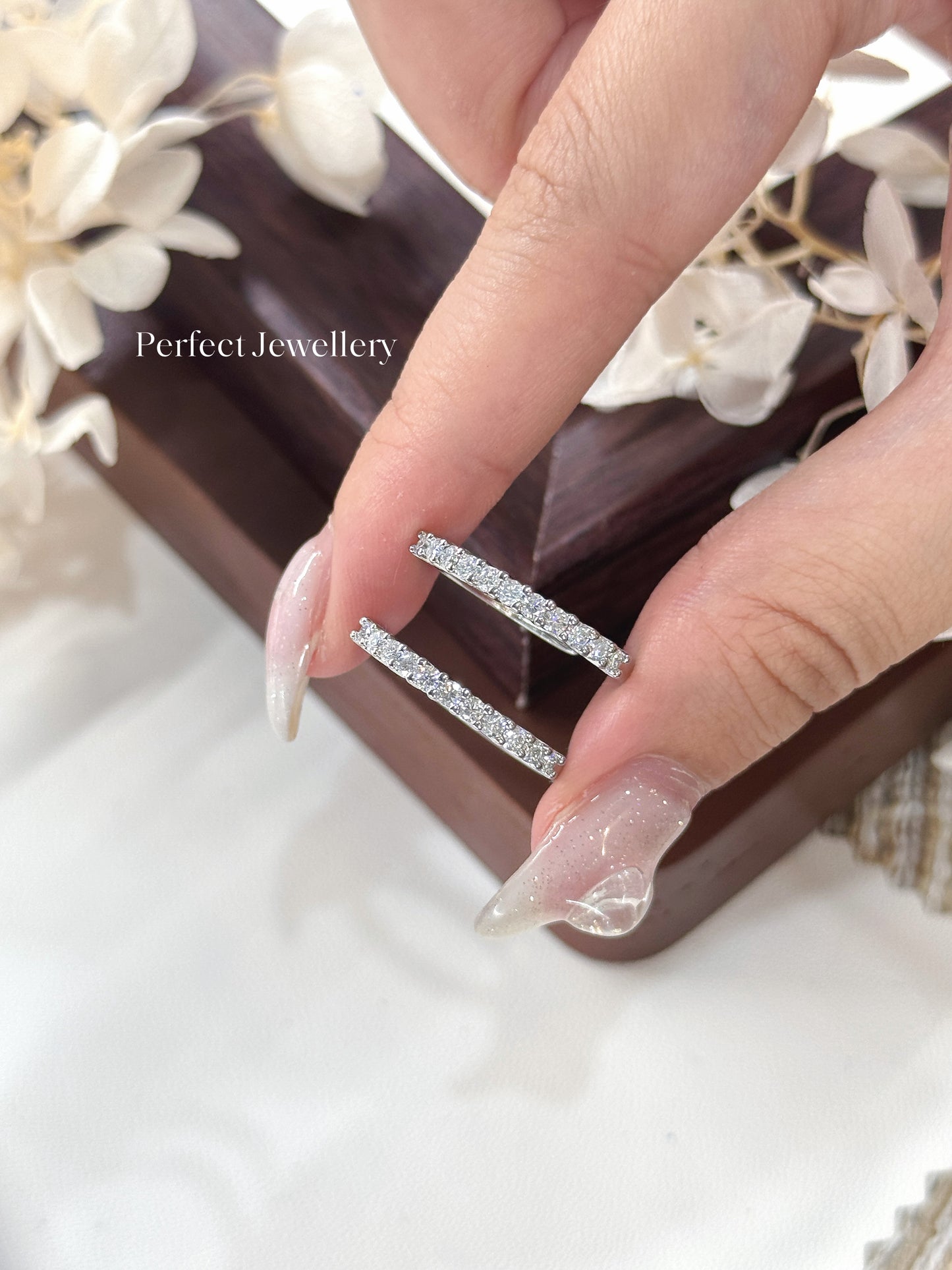Moissanite Brass Ring | 莫桑石排戒指