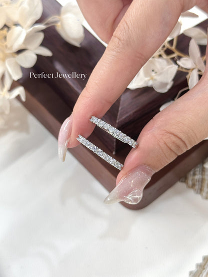 Moissanite Brass Ring | 莫桑石排戒指