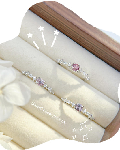 ✨🌈Grey Tone Spinel S925 Ring | 灰調彩尖晶石s925戒指✨🫧