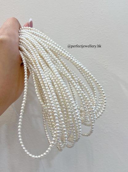 ✨3-3.5mm Gem Luster Freshwater Pearl Necklace | 寶石光baby珠串鏈✨💎