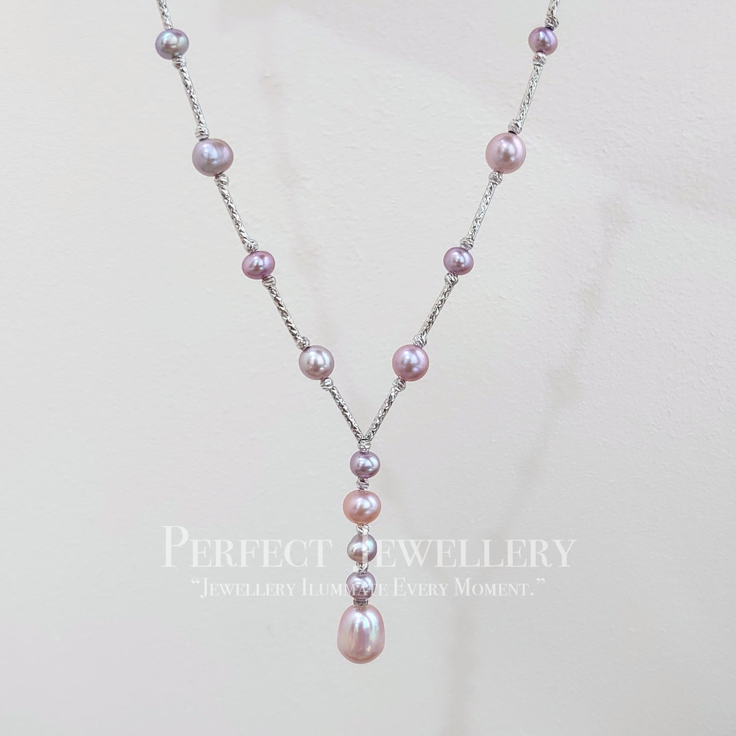 Wreath of Cloud | 紫霞 #freshwater pearl necklace