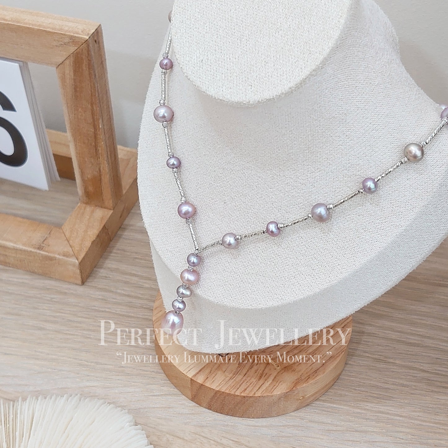 Wreath of Cloud | 紫霞 #freshwater pearl necklace